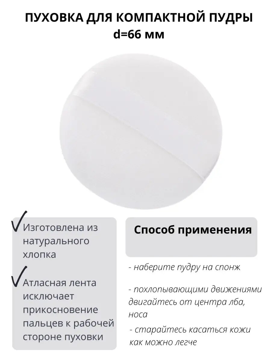 Спонж косметический из латекса RELOUIS для жидких и кремовых текстур — фото 1