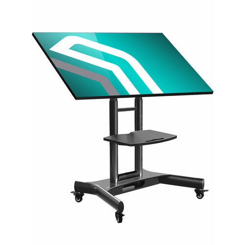 фото Стойка для телевизора 32"-70" onkron ts1350 напольная, до 45 кг, обратный наклон 90°, черная