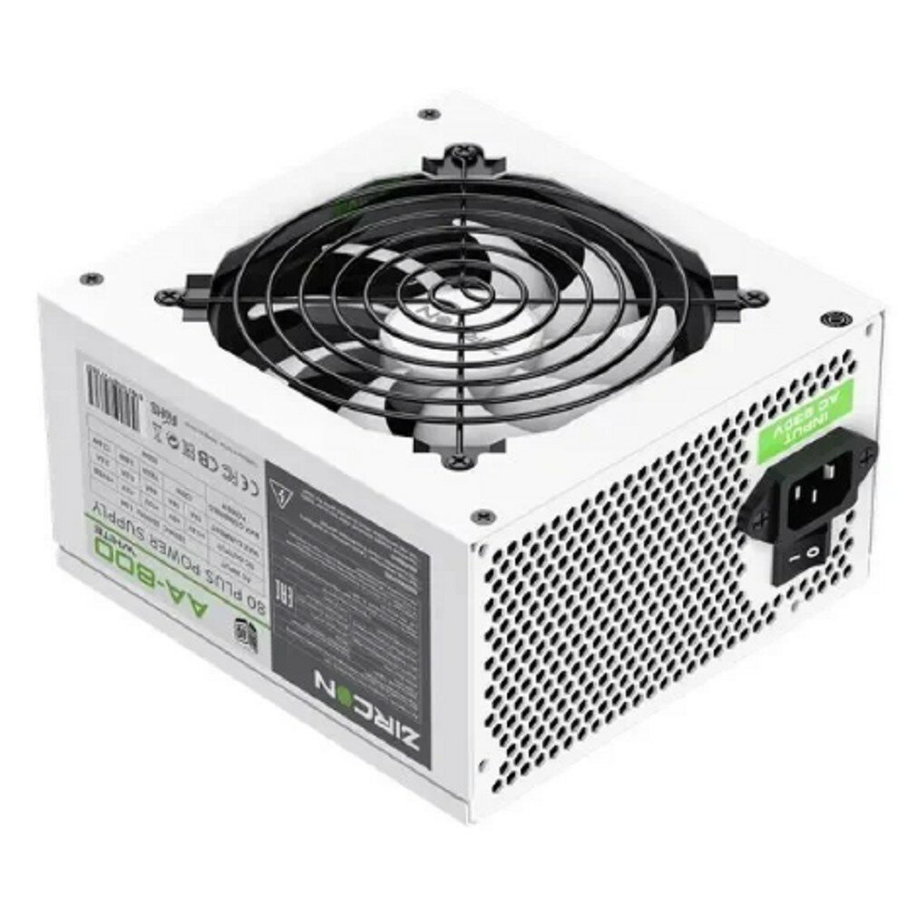 Блоки питания ZIRCON Блок питания ATX 800W AA-800 White — фото 1