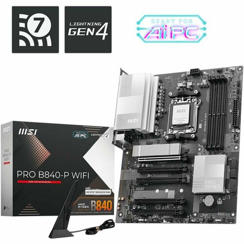 фото Msi материнская плата msi pro b840-p wifi