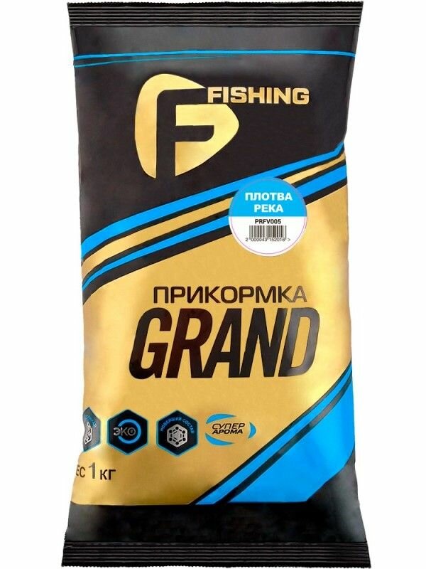 Прикормка Flagman Fishing для рыбы GRAND Аромат: Плотва Река 1кг