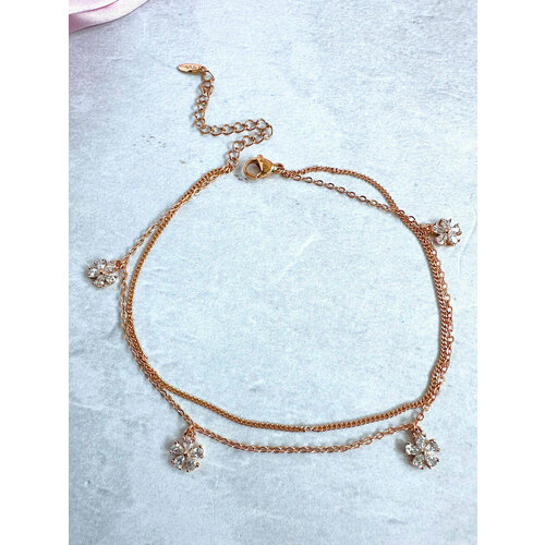 фото Браслет на ногу xuping jewelry, 1 шт., золотой