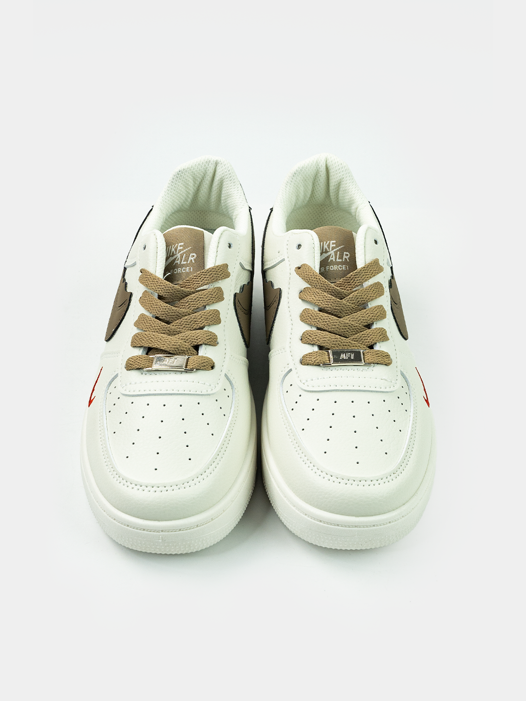 Кроссовки  Air Force 1, размер 40, бежевый — фото 1