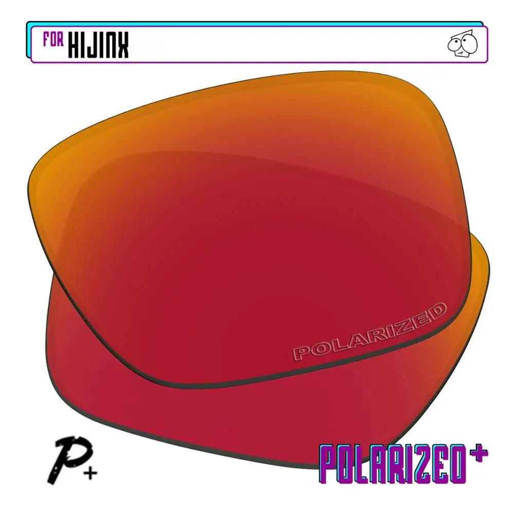 EZReplace Поляризованные линзы для Oakley Hijinx Red P Plus Мужской