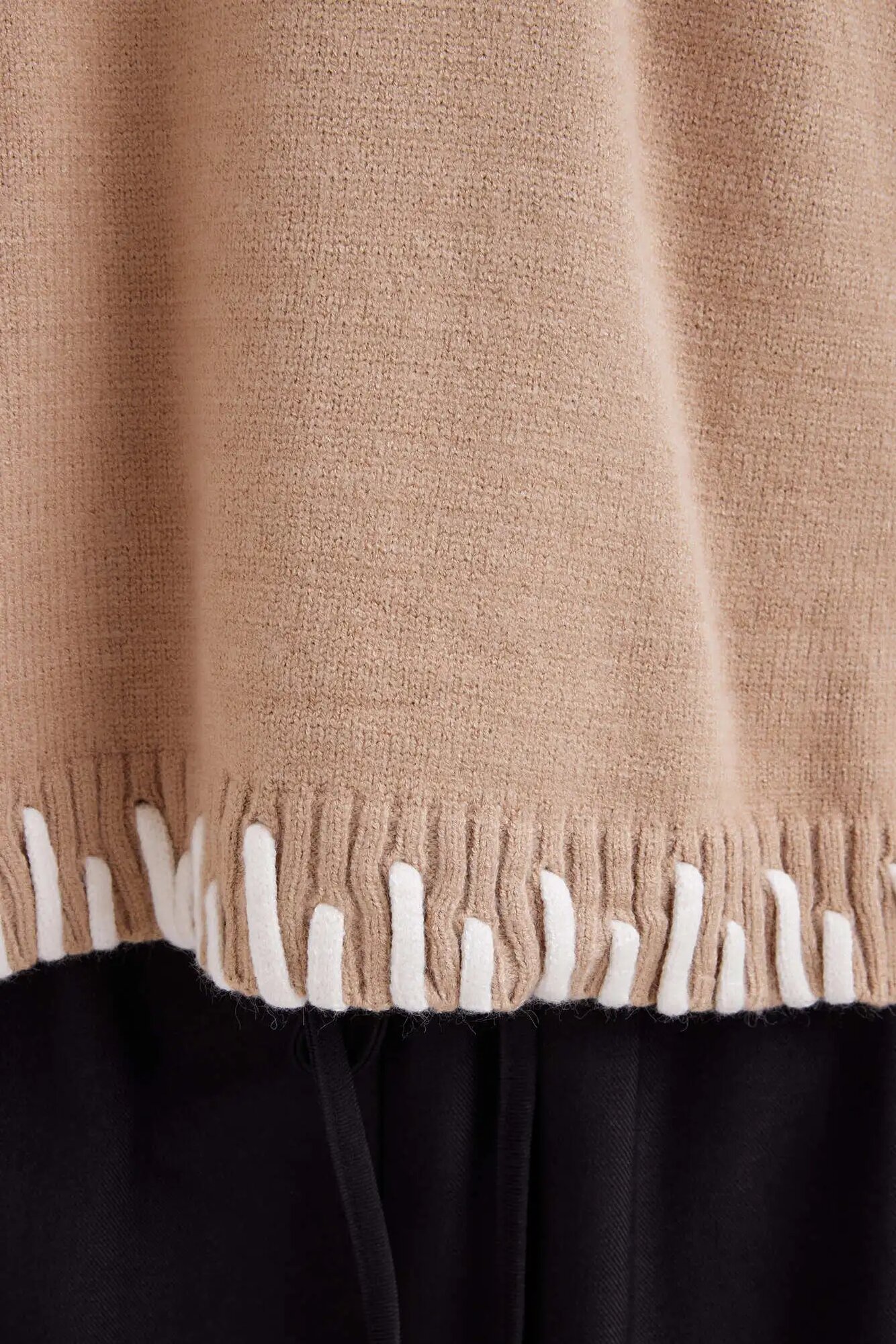 Джемпер Selfie, размер XS, бежевый — фото 1