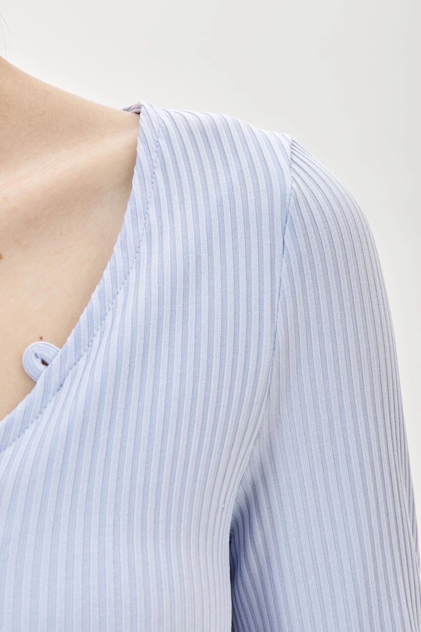 Лонгслив Selfie, размер L, , голубой — фото 1