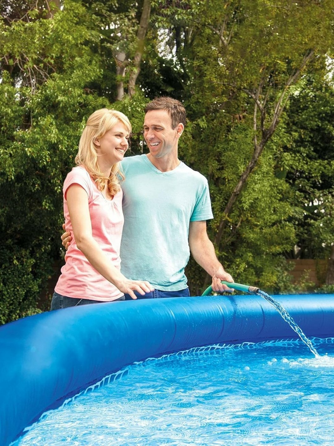 Надувной бассейн Intex Easy Set 28101, круглый, детский, 183х51 см, объём: 886 Л, для детей и взрослых — фото 1