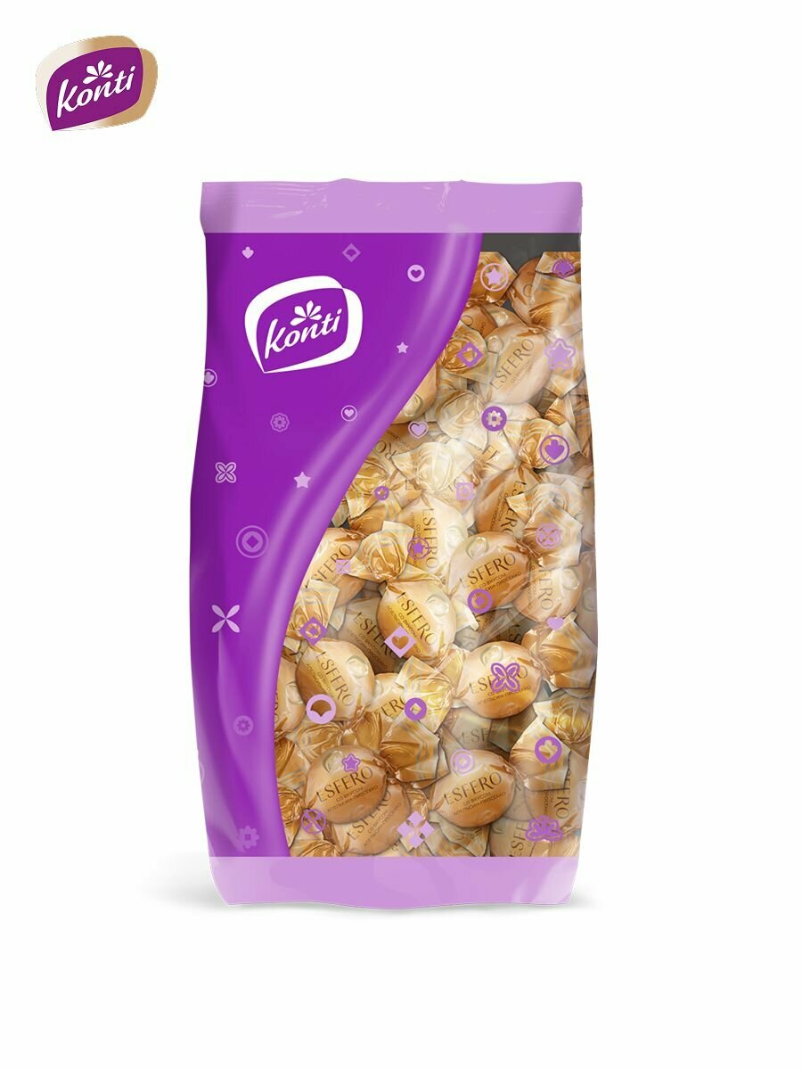 Конфеты "Esfero" из молочного шоколада со вкусом апельсин-просекко, 1 кг