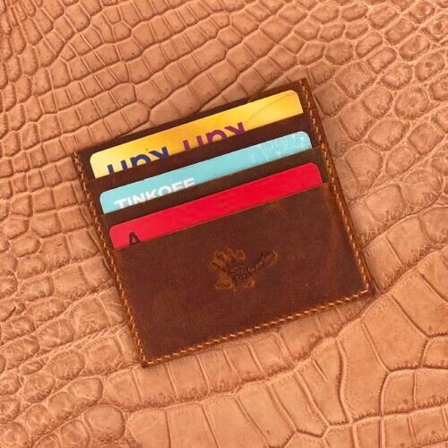 Картхолдер , коричневый