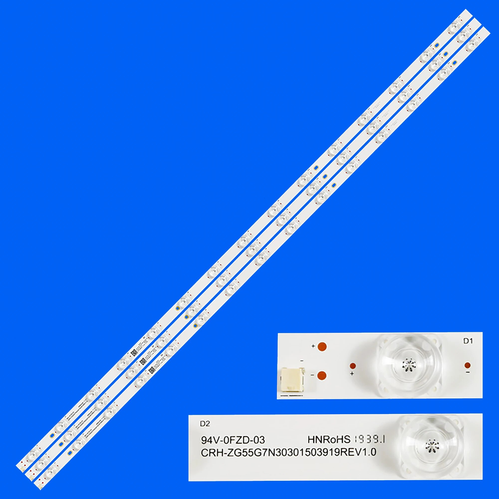 Светодиодная лента подсветки LB-C550Y19-7N-UHG7NLS01-X1 для телевизора