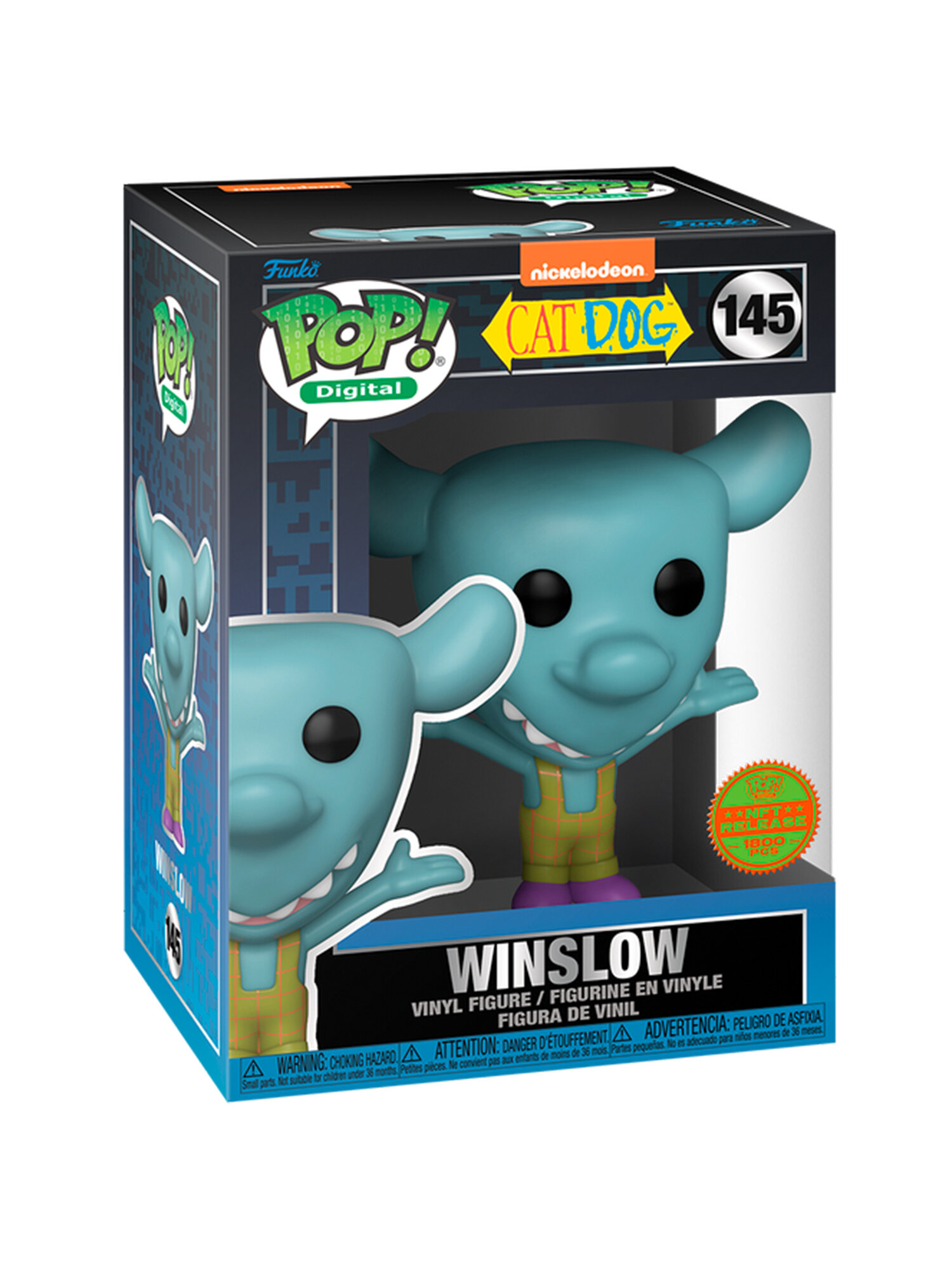 Фигурка Funko Digital Pop Winslow 145 Catdog Nickelodeon NFT Release