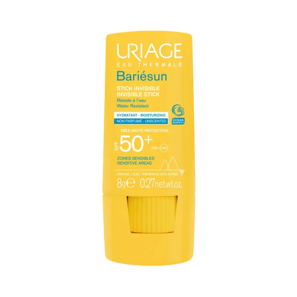 Uriage Bariesun Невидимый стик для чувствительных зон SPF50+ 8 г 1 шт