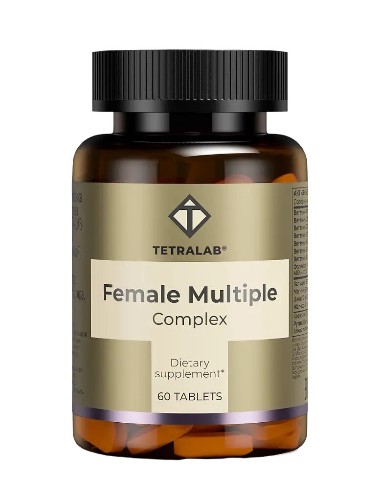 Tetralab Витаминный комплекс для женщин Female Multiple таблетки покрыт. об. массой 1100 мг 60 шт