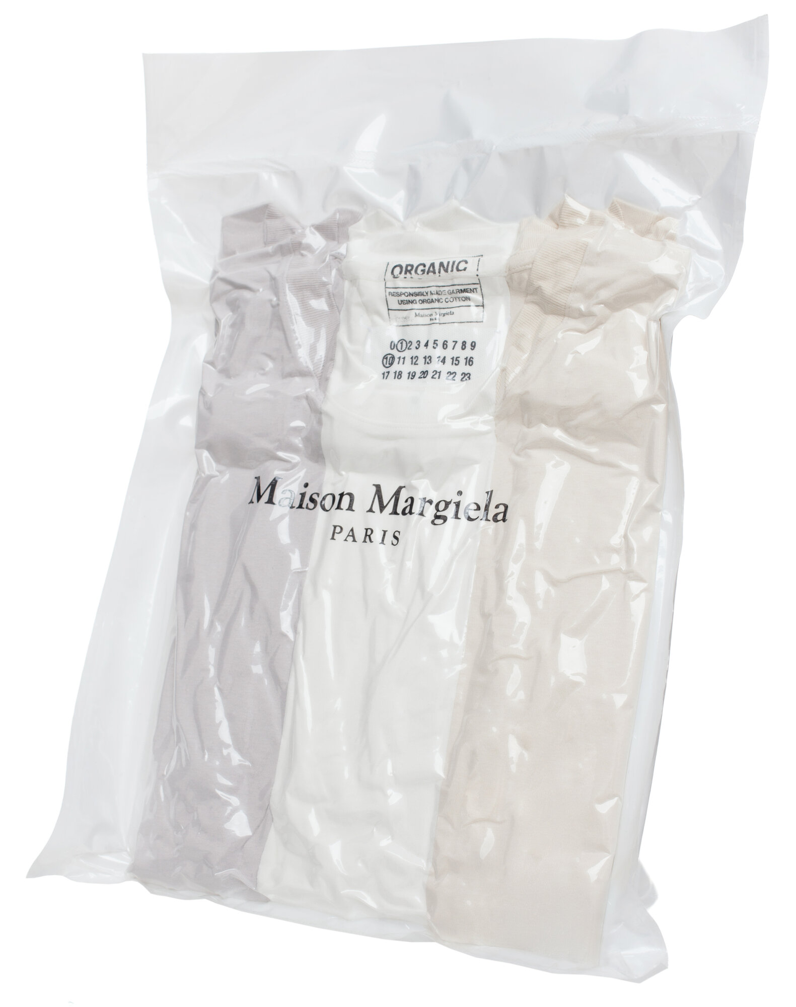 Футболка Maison Margiela, 3 шт., размер S, мультиколор