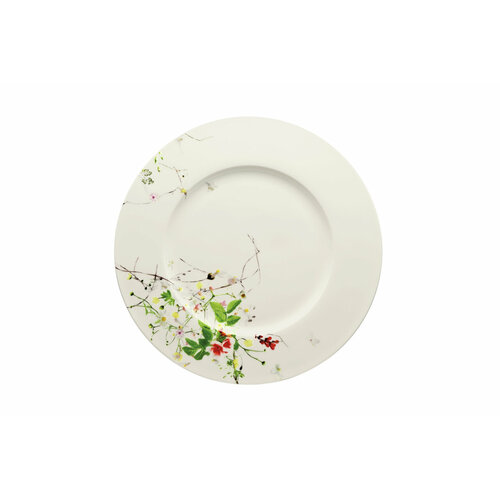 Тарелка Rosenthal Fleurs Sauvages, 33см, костяной фарфор, можно в СВЧ