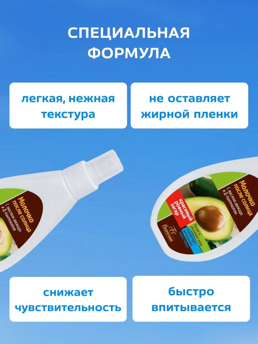 Средства После Загара Молочко Floresan после загара 160 мл