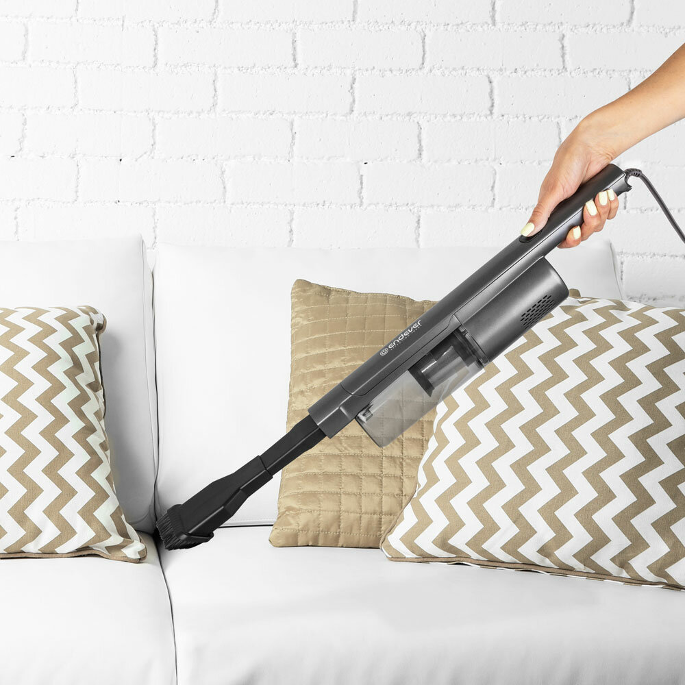 Обзор: Пылесос Endever VC-297, вертикальный, ручной, 450Вт, 0,5л, темно-серый