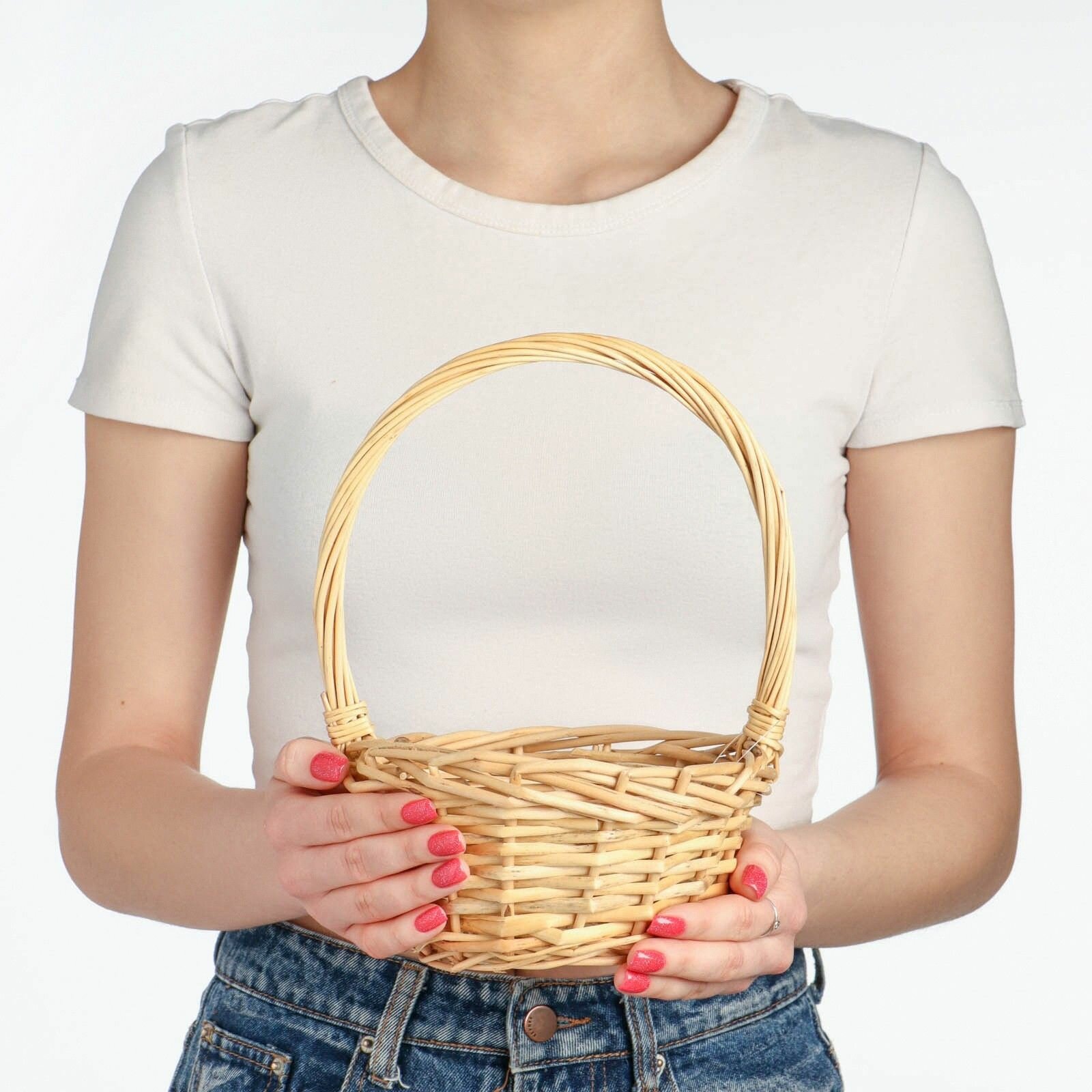 Корзина Косичка  17 9/23 см ива