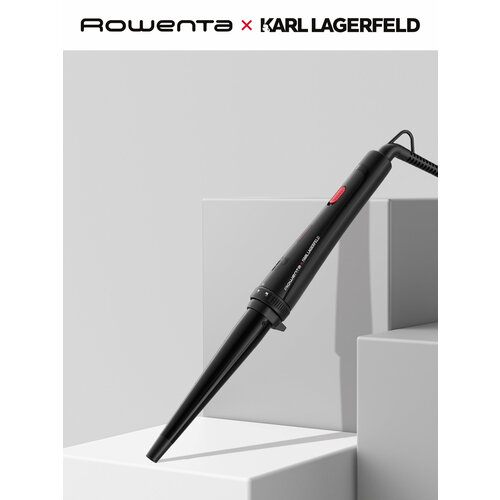 Мультистайлер 9 в 1 Rowenta Karl Lagerfeld CF422LF0, черный, керамическое покрытие, температура 190 градусов
