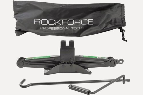 Изображение товара Домкрат автомобильный ромбический ROCKFORCE 70010202, 2 тонны
