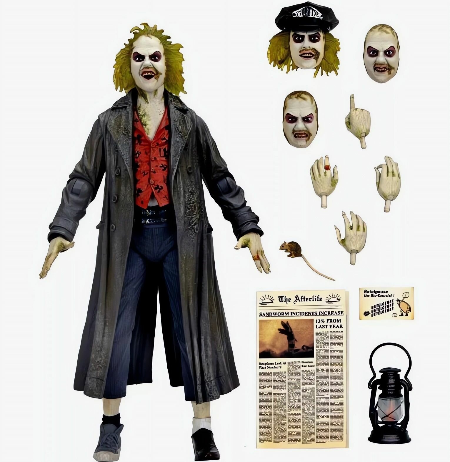 Коллекционная фигурка от NECA. Битлджус. Ultimate Beetlejuice (Bio-exorcist) Ориг. издание