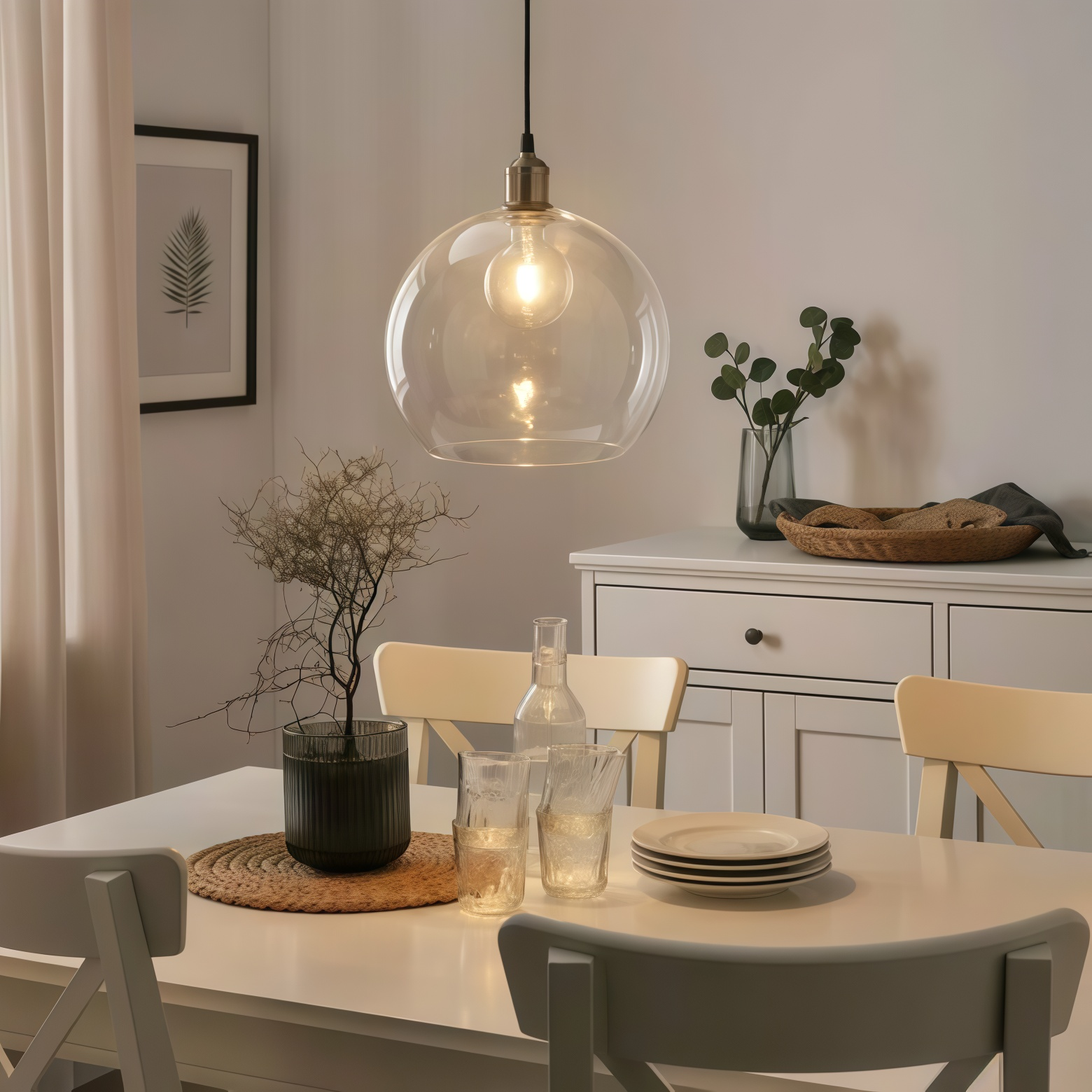 Лампа IKEA E27 LUNNOM , светодиодная, ретро стиль, цоколь E27