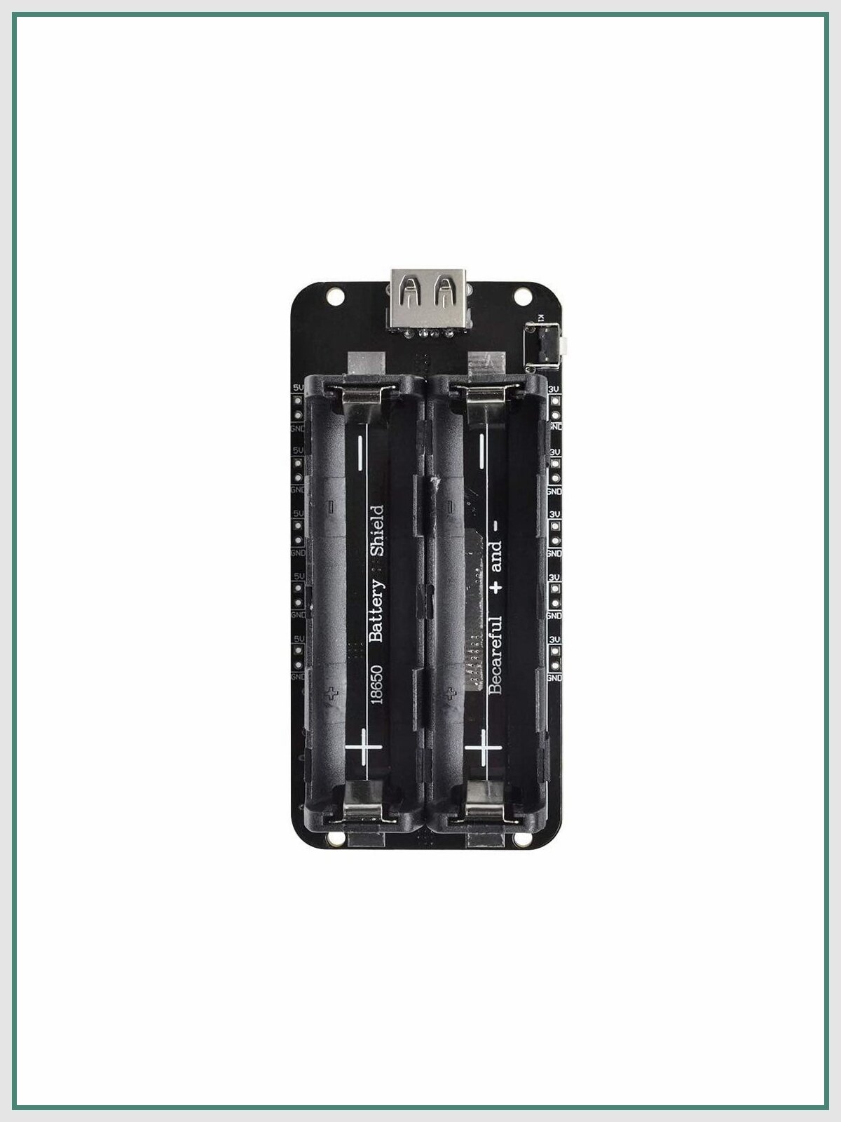 Аккумуляторный блок 2x18650 V8 для питания плат Arduino, ESP8266, ESP32