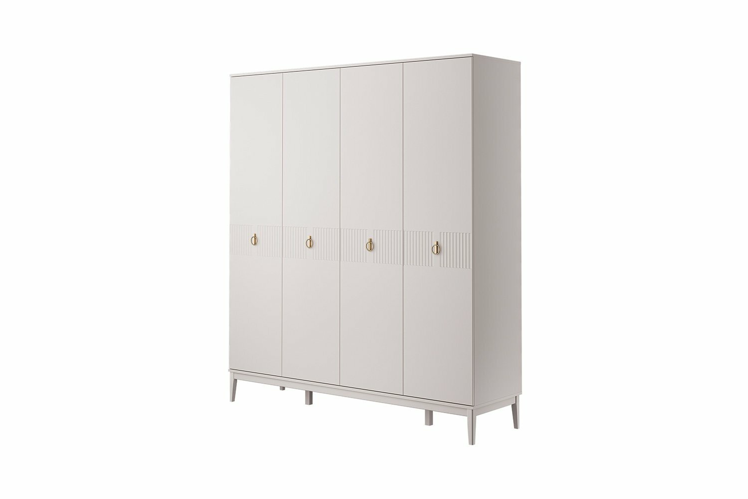 Шкаф для одежды Флоранс ШР-4, персидский жемчуг/льняной