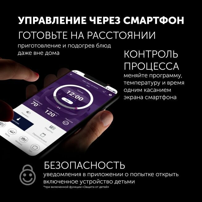 Обзор: Мультиварка Polaris IQ Home PMC 0521 5л 750Вт черный