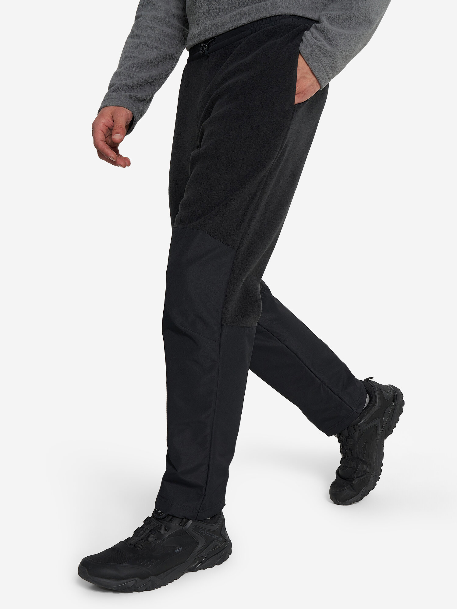 Брюки спортивные Northland Professional Men's Hiking Fleece Pants размер 48 черный