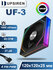 Корпусный вентилятор для ПК Upsiren UF-3 Черный, 120 мм, ARGB