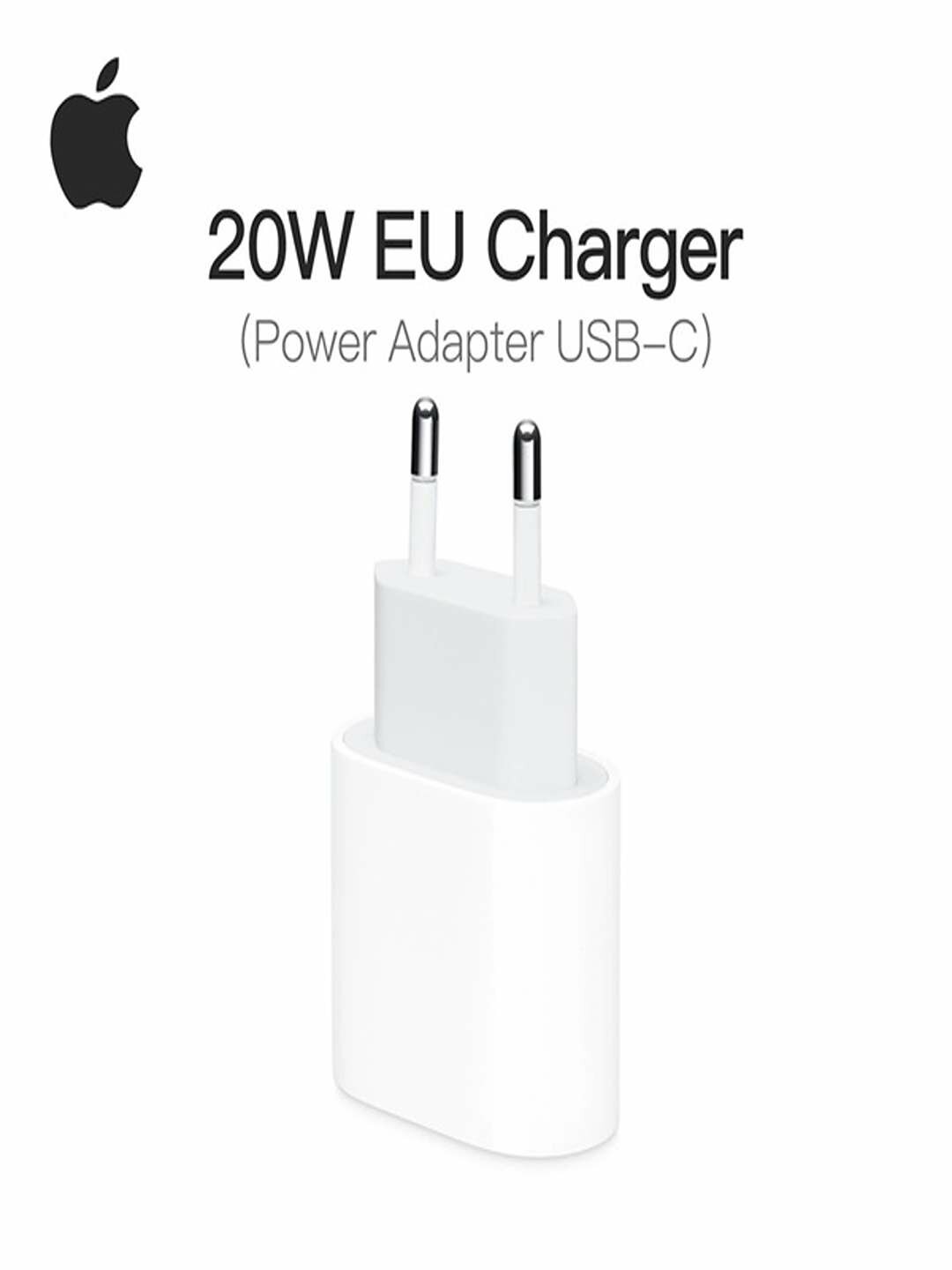 Зарядка Apple 20W, зарядное устройство Apple 2 pin, адаптер 20W, для iPhone, iPad Сетевое зарядное устройство Apple 20W