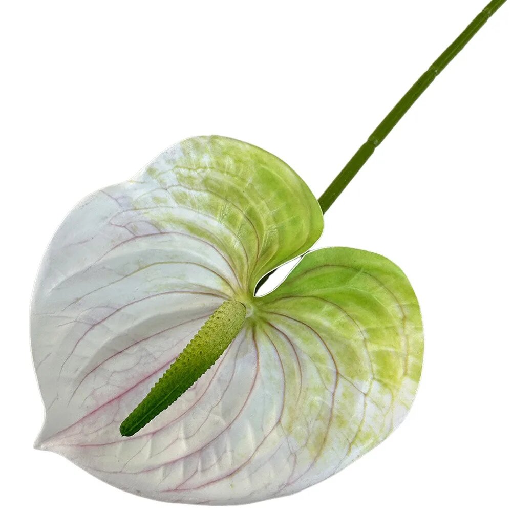 Искусственный многоцветный антуриум 60 см