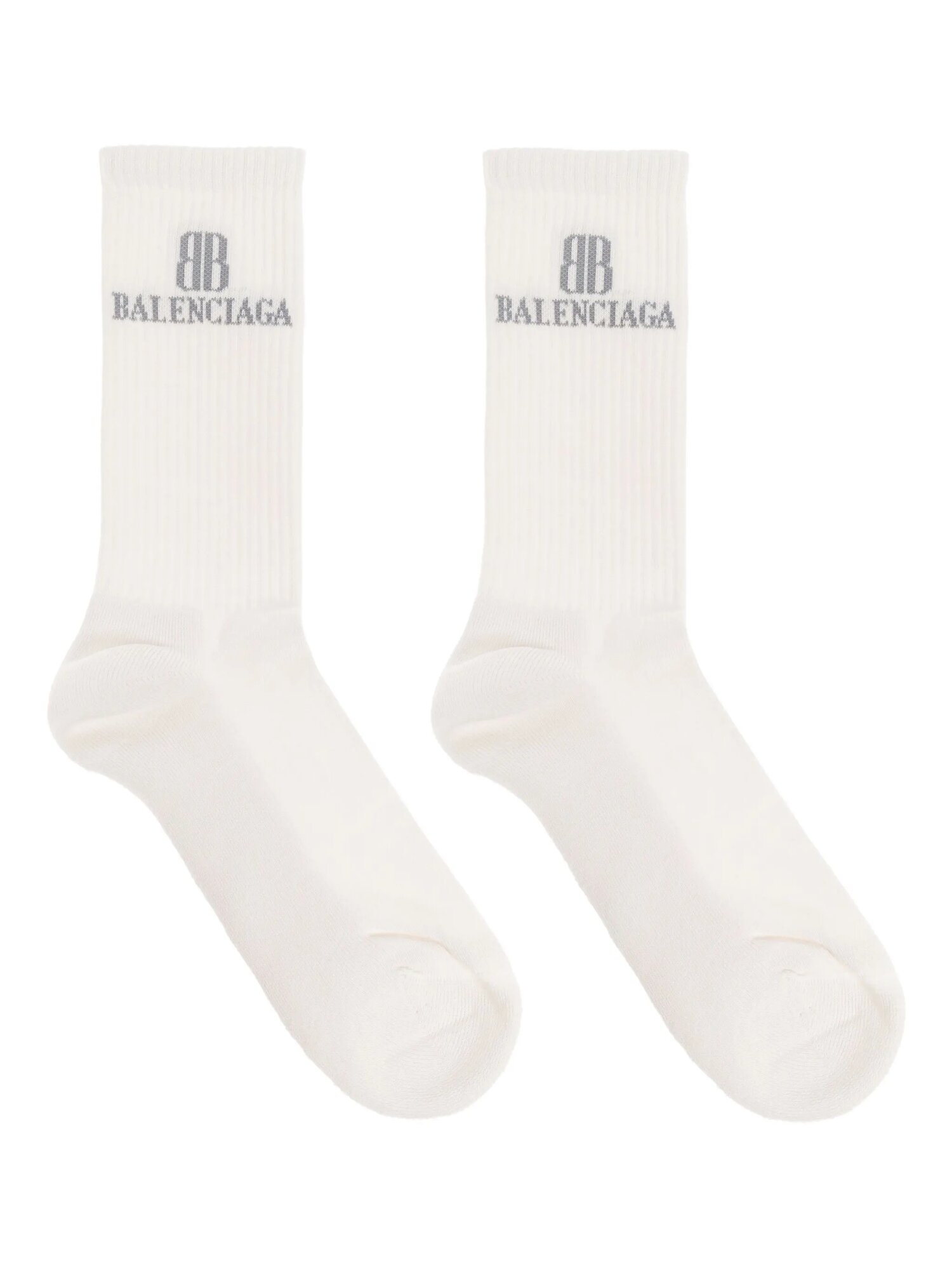Носки BALENCIAGA, размер L, белый