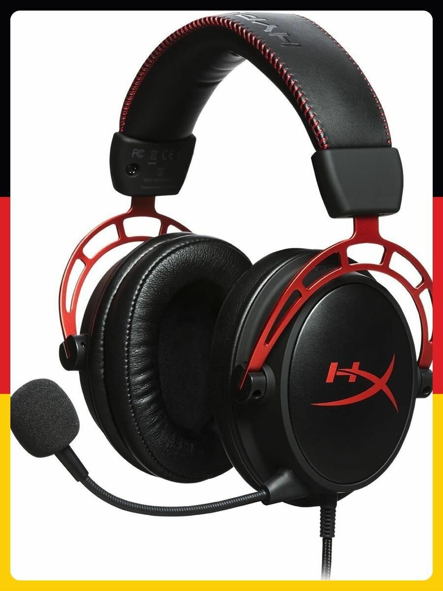 Наушники HyperX Cloud Alpha Red