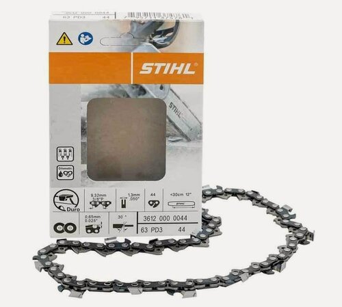 Изображение товара Цепь пильная STIHL 63PD3 44 шаг 3/8" Паз 1,6мм. 44 звена (арт. 3612 000 0044)