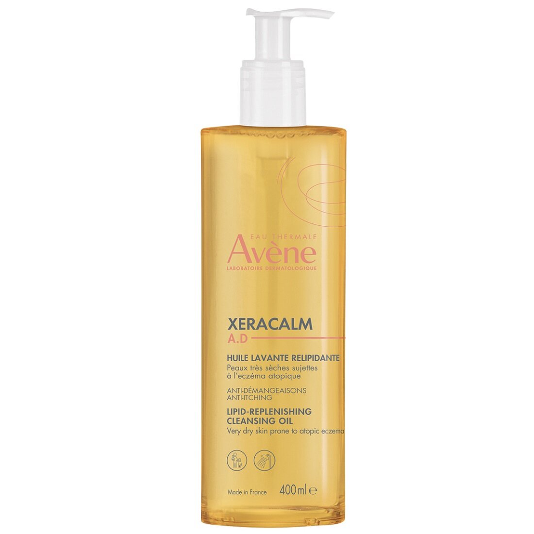 Avene XeraCalm ксеракалм A. D. Очищающее масло для лица и тела 400 мл