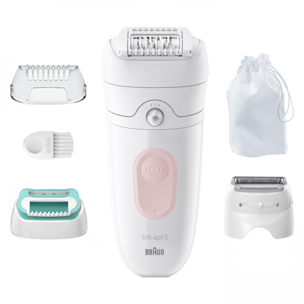 Эпилятор Braun Silk-epil 5 5-050, 2 режима, удаление волос под корень