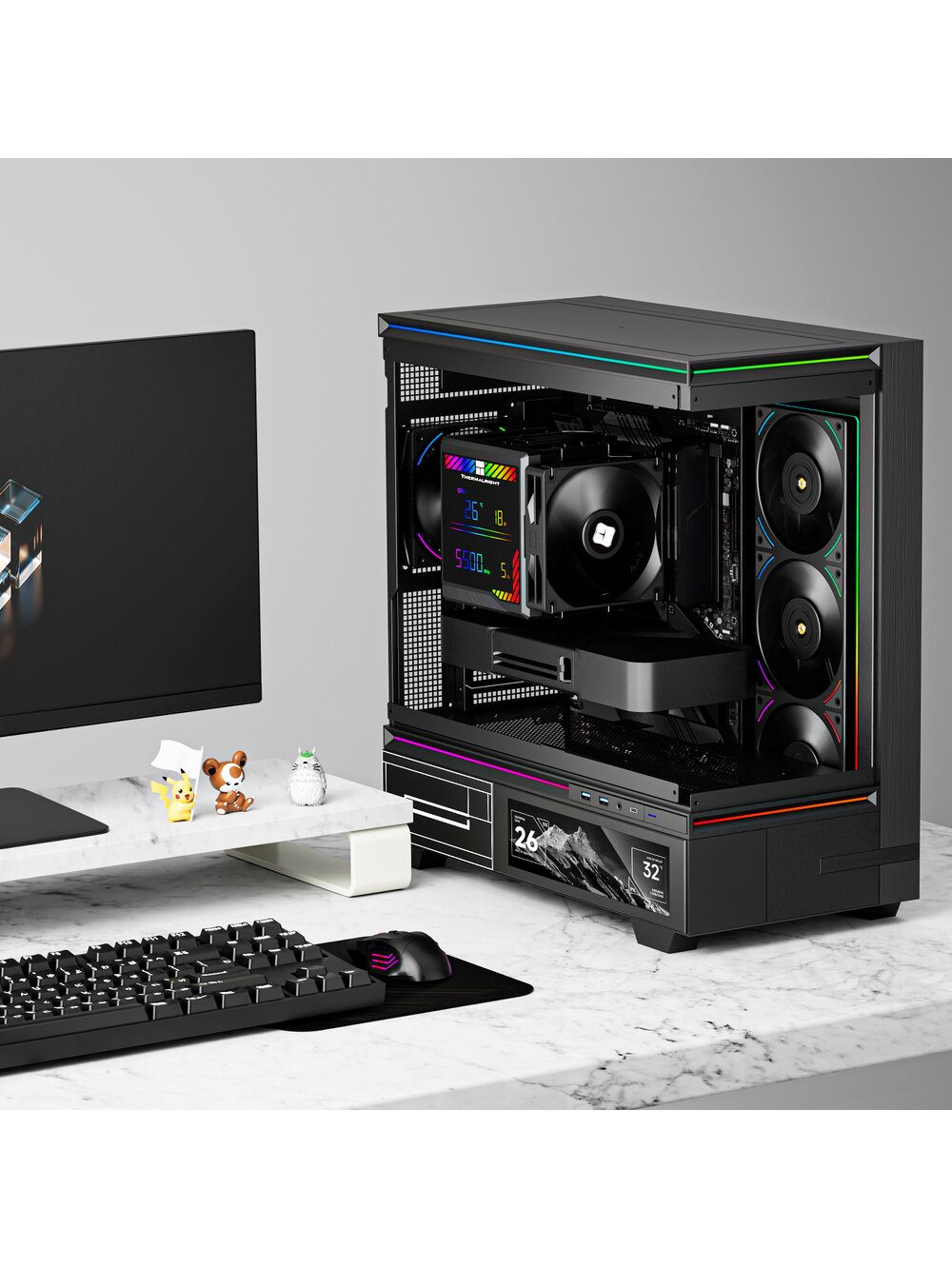 Кулер для процессора THERMALRIGHT Peerless Assassin 140 Digital Black (PA140-DG-BL) — фото 1