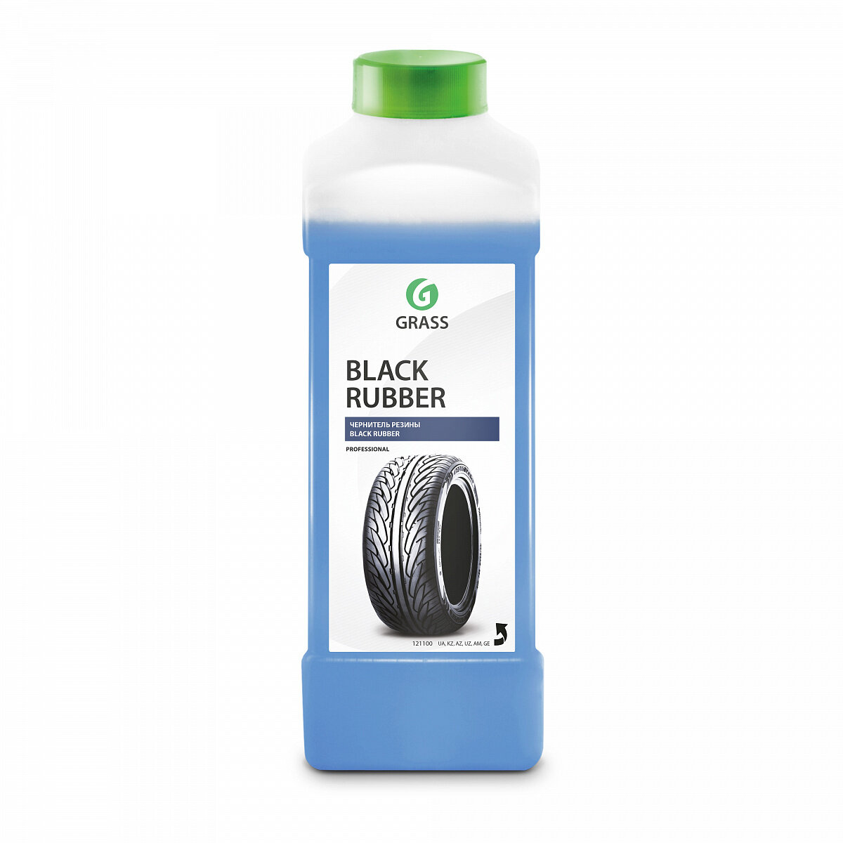 Полироль чернитель шин GRASS "Black rubber"
