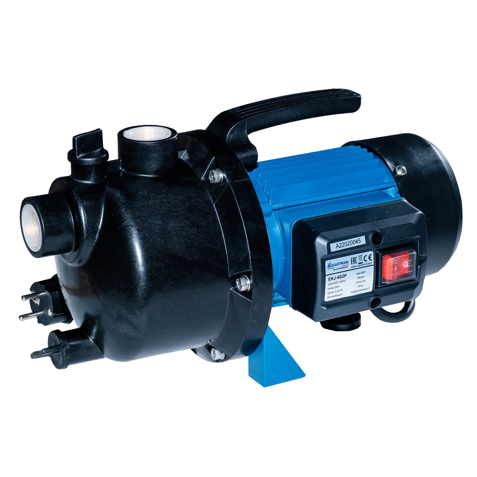 Насос Aquastrong EKJ 602P  мощность 0 6кВт  самовсасывание  максимальная глубина 7м