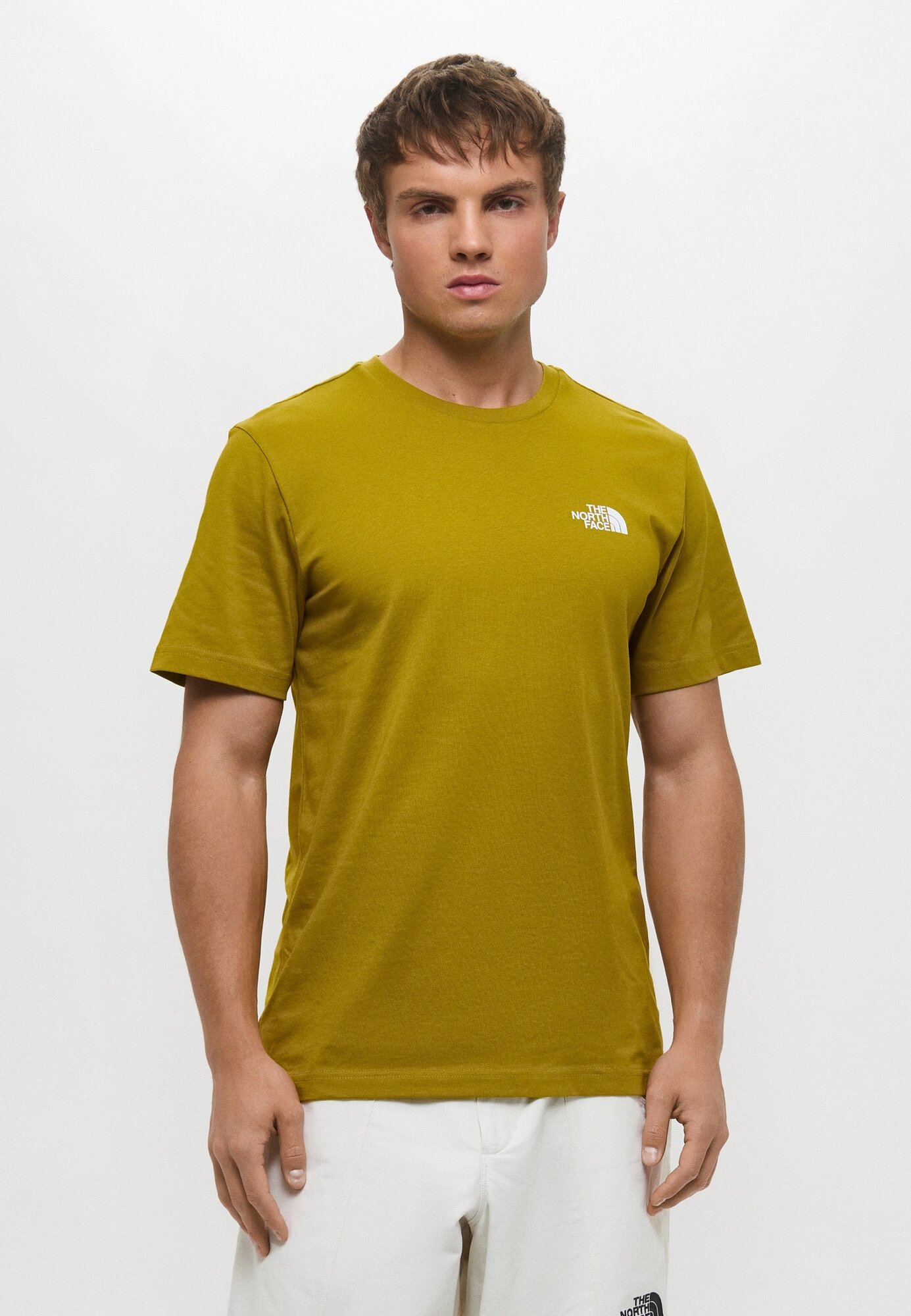 Футболка спортивная The North Face M SS SIMPLE DOME TEE, размер 52-54, хаки