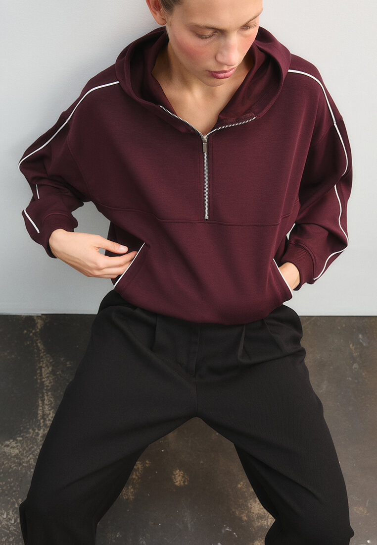 Худи спортивное Befree Woman Sport размер M  бордовый