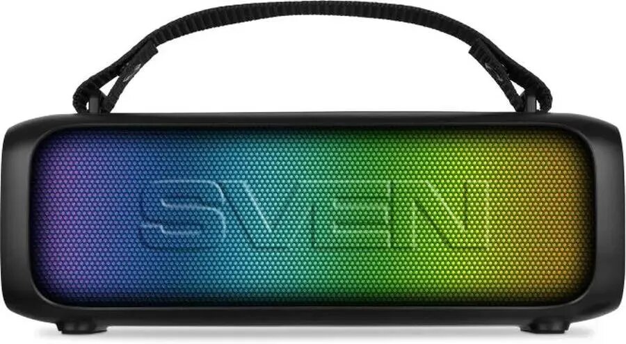 Портативная колонка SVEN PS-235 /12W/TWS/microSD/USB/Bluetooth/IPx7/1500mAh/чёрный