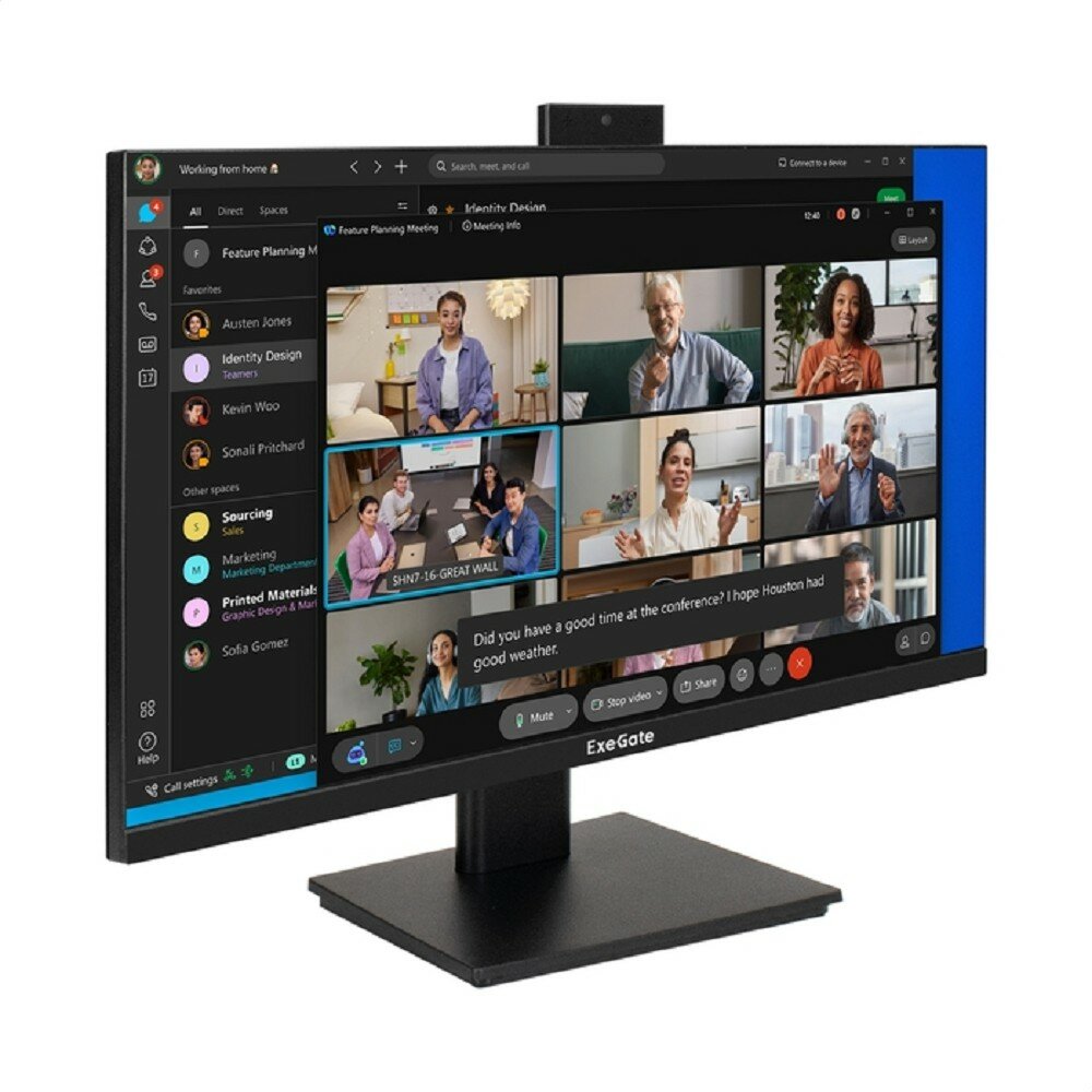 Монитор Exegate EA2400A (EX298879RUS) 1920 x 1080 23.8" 75Гц