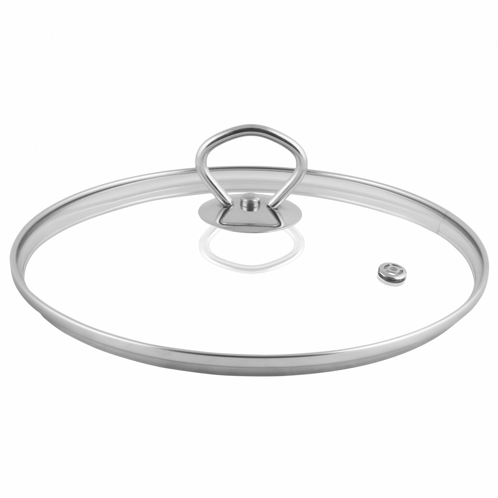 Крышка Appetite GF24P диаметр 24 см 1 шт стеклянная прозрачный