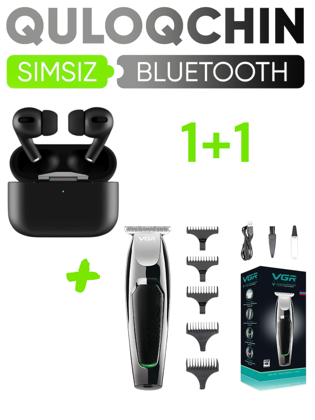 Беспроводные наушники Pods Pro, Pods Pro 2 Bluetooth 5.3 и VGR 030