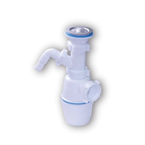 Сифон сантехнический орио 1-1/2" 40 с одним отводом А-4005 (А-4005)