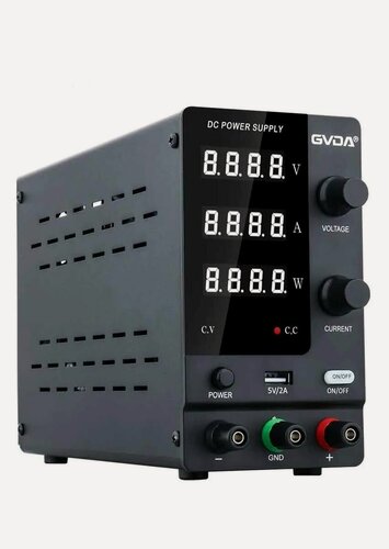 Изображение товара Блок питания GVDA A3010, лабораторный, 30В, 10А, цифровой, чёрный