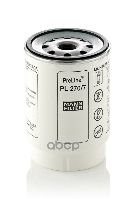 Фильтр топливный ! 1-14 UNS H151 D108 S 80x3 MANN-FILTER арт. PL2707X